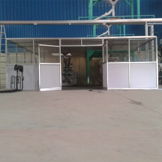 Aluminium factory partition