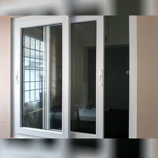 Aluminium white window