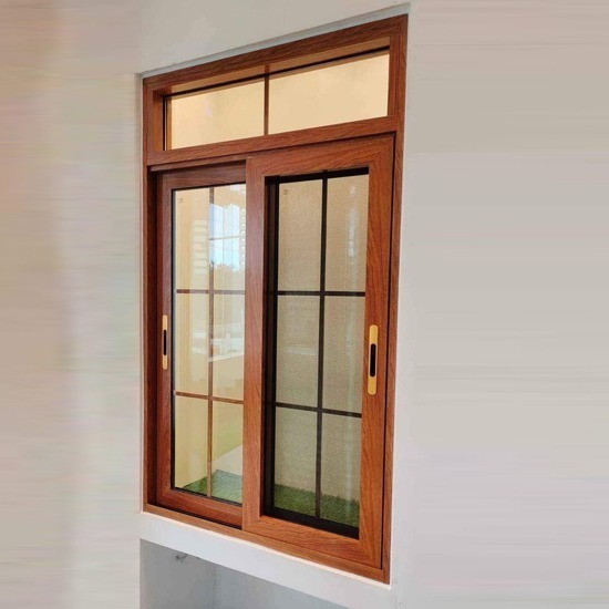 Aluminium wood look window